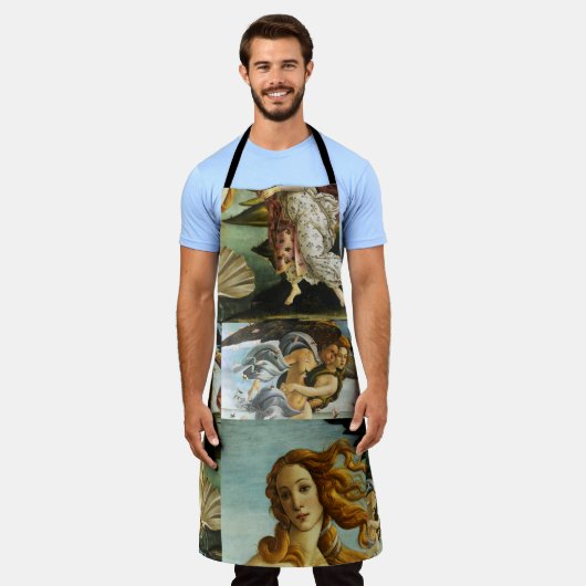 Sandro Botticelli "The Birth of Venus - collage" Schort (Gedragen)