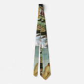 Sandro Botticelli "The Birth of Venus - collage" Stropdas (Achterkant)