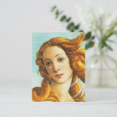 Sandro Botticelli The Birth of Venus Face Detail Briefkaart (Staand voorkant)