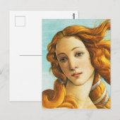 Sandro Botticelli The Birth of Venus Face Detail Briefkaart (Voorkant / Achterkant)
