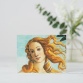 Sandro Botticelli The Birth of Venus Face Detail Briefkaart (Staand voorkant)