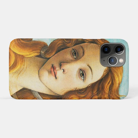 Sandro Botticelli The Birth of Venus Face Detail Case-Mate iPhone Case (Achterkant (horizontaal))