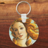 Sandro Botticelli The Birth of Venus Face Detail Sleutelhanger (Voorkant)