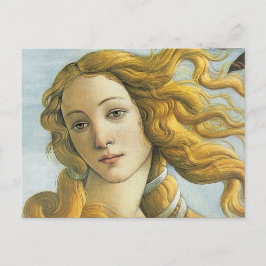 Sandro Botticelli - Venus (Detail) Briefkaart (Voorkant)