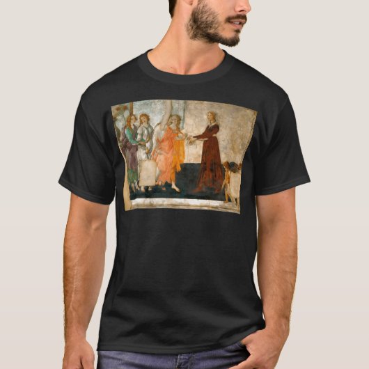 Sandro Botticelli Venus en de drie genaden T-shirt (Voorkant)