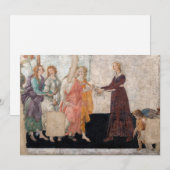 Sandro Botticelli - Venus en de drie races Bedankkaart (Voorkant / Achterkant)