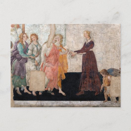 Sandro Botticelli - Venus en de drie races Briefkaart (Voorkant)