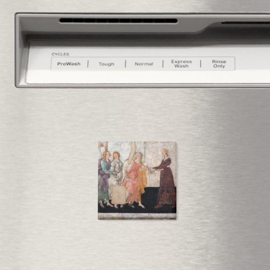 Sandro Botticelli - Venus en de drie races Magneet (Insitu (Vaatwasser))