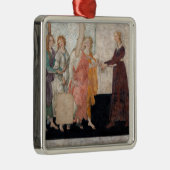 Sandro Botticelli - Venus en de drie races Metalen Ornament (Rechts)