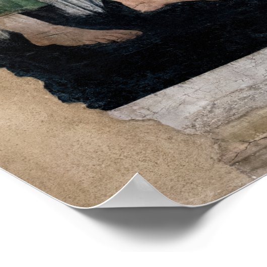 Sandro Botticelli - Venus en de drie races Poster (Hoek)