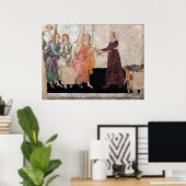 Sandro Botticelli - Venus en de drie races Poster (Thuiskantoor)