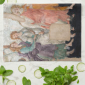 Sandro Botticelli - Venus en de drie races Theedoek (Gevouwen)