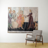 Sandro Botticelli - Venus en de drie races Wandkleed (In Situ (horizontaal))