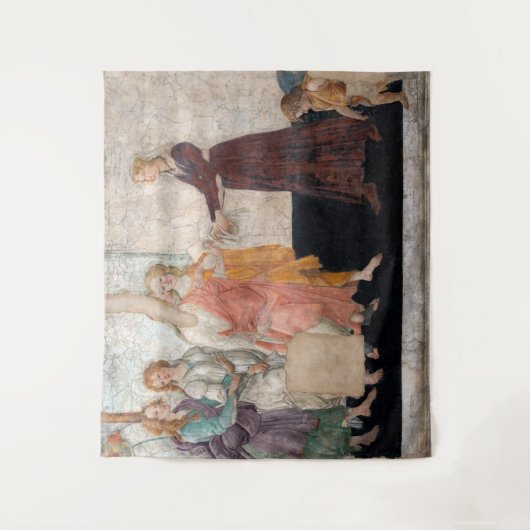 Sandro Botticelli - Venus en de drie races Wandkleed (Voorkant)