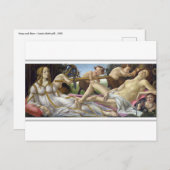 Sandro Botticelli - Venus en Mars Briefkaart (Voorkant / Achterkant)