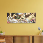 Sandro Botticelli - Venus en Mars Canvas Afdruk (Insitu (Woonkamer))
