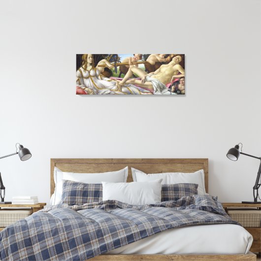 Sandro Botticelli - Venus en Mars Canvas Afdruk (Insitu (Slaapkamer))