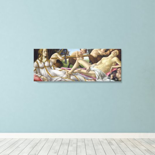 Sandro Botticelli - Venus en Mars Canvas Afdruk (Insitu (Houten vloer))