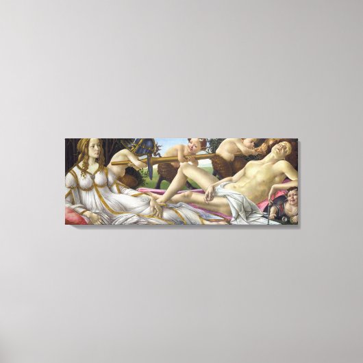 Sandro Botticelli - Venus en Mars Canvas Afdruk (Voorkant)