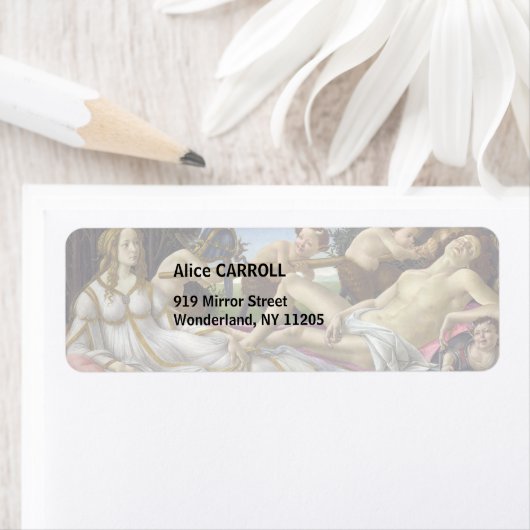 Sandro Botticelli - Venus en Mars Etiket (Insitu)