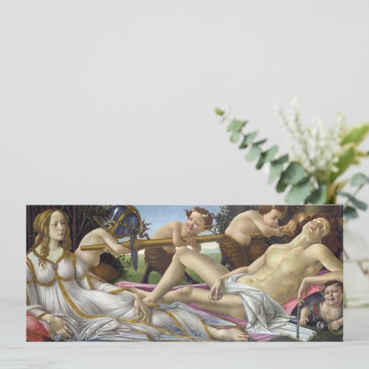 Sandro Botticelli - Venus en Mars Kaart (Staand voorkant)