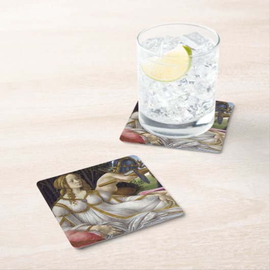 Sandro Botticelli - Venus en Mars, linkerkant Kartonnen Onderzetters (Insitu)