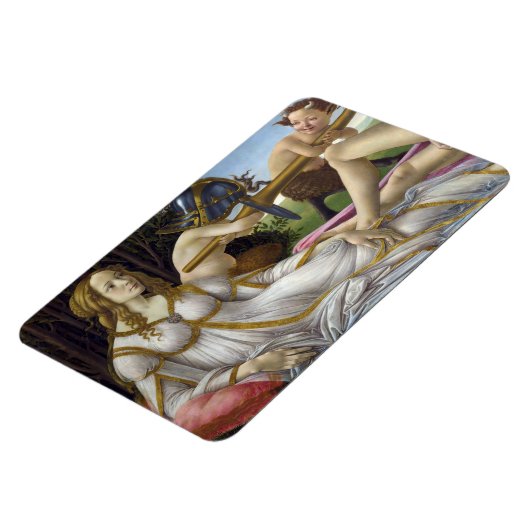Sandro Botticelli - Venus en Mars, linkerkant Magneet (Linkerzijde)
