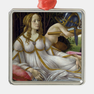 Sandro Botticelli - Venus en Mars, linkerkant Metalen Ornament