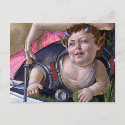 Sandro Botticelli - Venus en Mars - Putti Briefkaart (Voorkant)