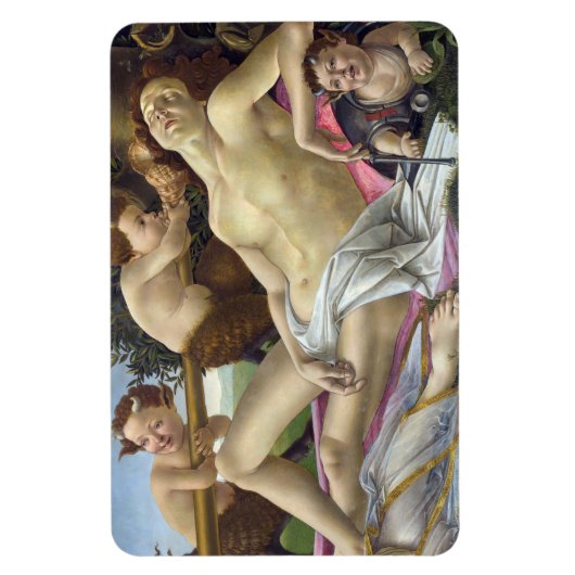 Sandro Botticelli - Venus en Mars, rechterkant Magneet (Verticaal)