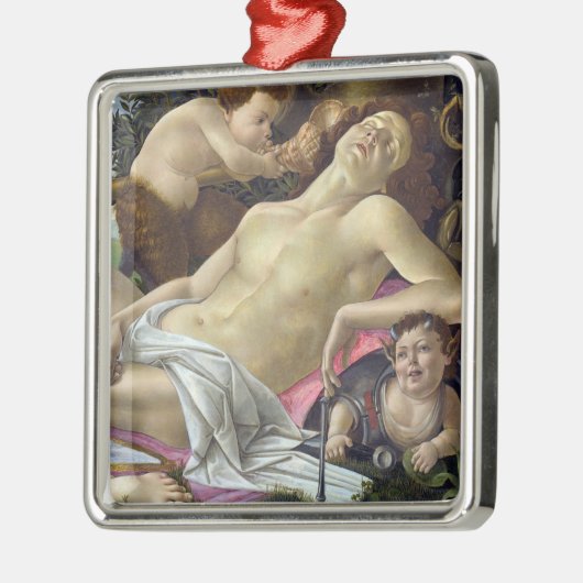 Sandro Botticelli - Venus en Mars, rechterkant Metalen Ornament (Links)