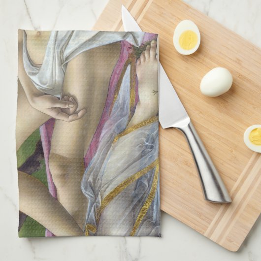 Sandro Botticelli - Venus en Mars, rechterkant Theedoek (Quarter Fold)