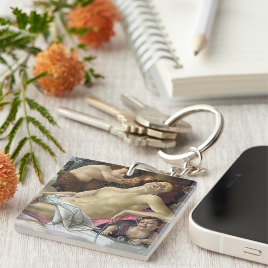 Sandro Botticelli - Venus en Mars Sleutelhanger (Voorkant Rechts)