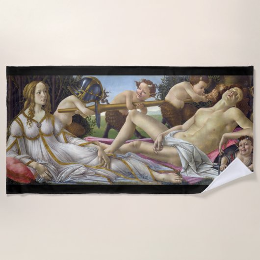 Sandro Botticelli - Venus en Mars Strandlaken (Voorkant)