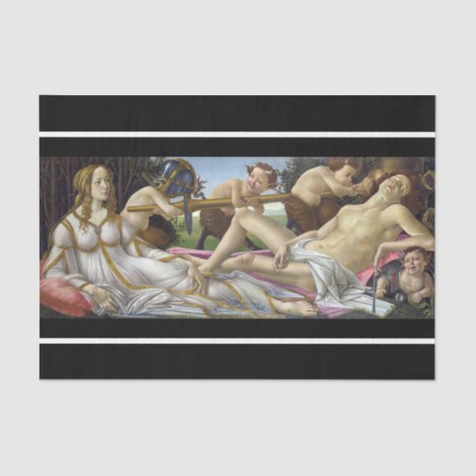 Sandro Botticelli - Venus en Mars Tissuepapier (Voorkant)