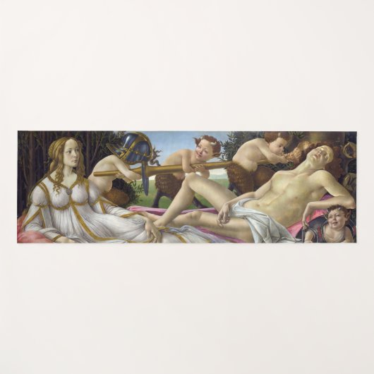 Sandro Botticelli - Venus en Mars Yogamat (Voorkant (horizontaal))