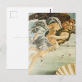 Sandro Botticelli - Zephyr, de westenwind Fine Art Briefkaart (Voorkant / Achterkant)
