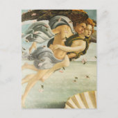 Sandro Botticelli - Zephyr, de westenwind Fine Art Briefkaart (Voorkant)