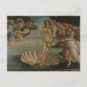 Sandro Botticelli's De geboorte van het Briefkaart