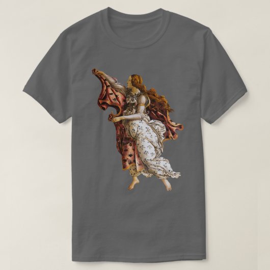 Sandro Botticellis Hora of Spring from Birth of Ve T-shirt (Design voorkant)