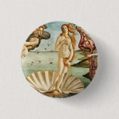 Sandro Botticelli's The Birth of Venus (1485) Ronde Button 3,2 Cm (Voorkant)