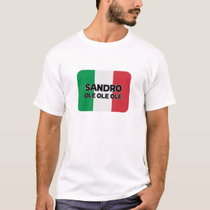 Sandro Ole Italy Logo Newcastle T-shirt