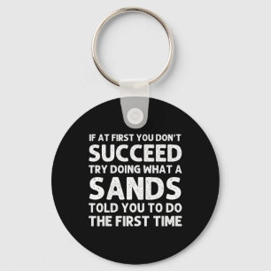 Sands Funny Achternaam Family Tree Verjaardag Reün Sleutelhanger