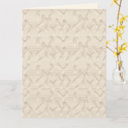 Sands of Motion OP Art Kaart (Gele Bloem)