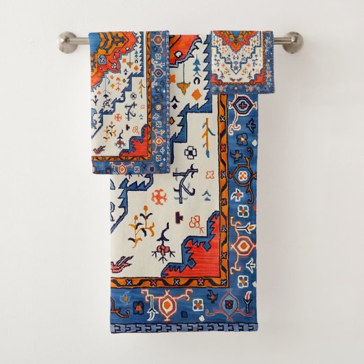 Sands of Time: erfgoed Boho Marokkaanse kunst Bad Handdoek (Insitu)