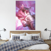 Sands of Time: erfgoed Boho Marokkaanse kunst Canvas Afdruk (Insitu (Slaapkamer))