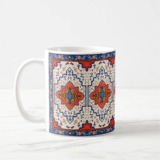 Sands of Time: erfgoed Boho Marokkaanse kunst Koffiemok (Links)