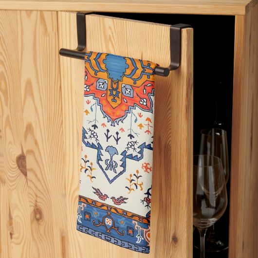 Sands of Time: erfgoed Boho Marokkaanse kunst Theedoek (Derde Gevouwen)