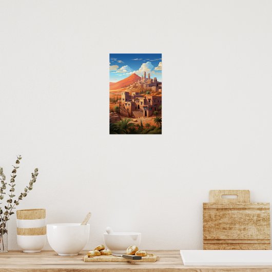 Sands of Time: Marrakesh's Enduring Charms #4 Poster (Keuken)