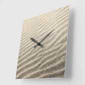 Sands of Time Wall Clock Vierkante Klok (Hoek)